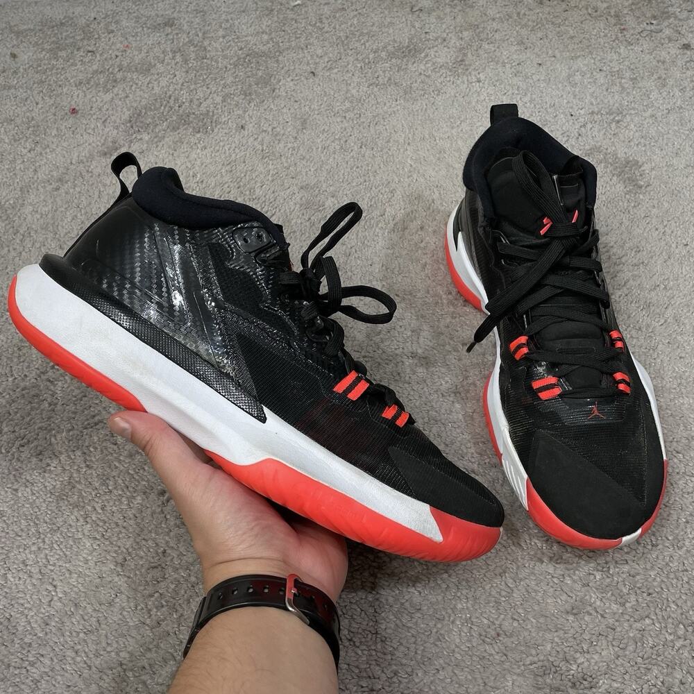 Jordan Zion 1 Bloodline Basketball Shoes Men's Size 13 Black Red DA3130-006